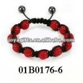 Fashion shamballa bracelet gold